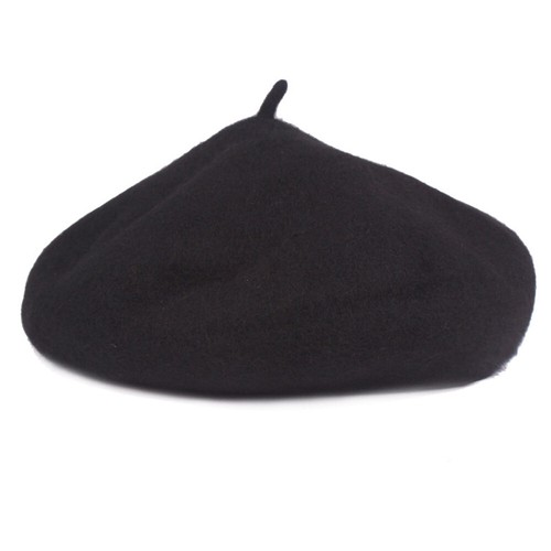 Women Solid Wool Soft Beret Beanie Hat Winter Warm Outdoor Driving Cycling Cap - Picture 6 of 14