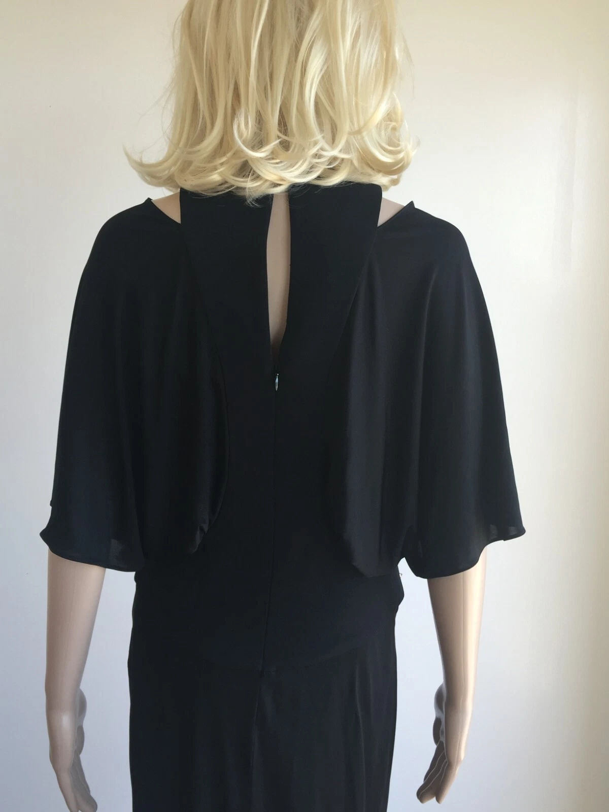 Abito impreziosito con borchie in metallo nuovo con etichette Versace Collection 6 Stati Uniti 42IT nero prezzo al dettaglio al dettaglio: $1295