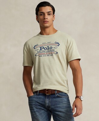 Tシャツ・カットソー RALPH LAUREN Classic Fit Slub Jersey Graphic T-Shirt Classic Fit Slub Jersey Graphic T-Shirt for Men | Ralph