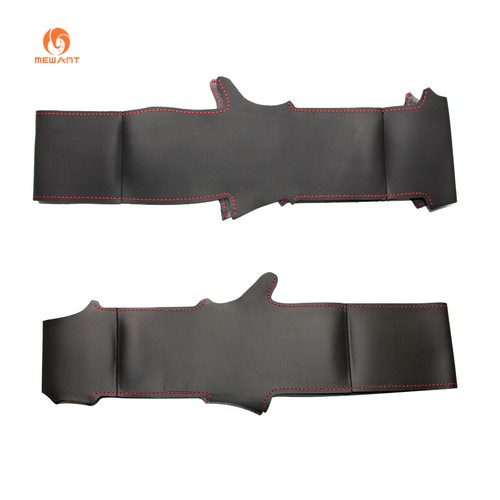 MEWANT Black Artificial Leather Steering Wheel Wrap for Hyundai i30 2007-2011 - Picture 5 of 7