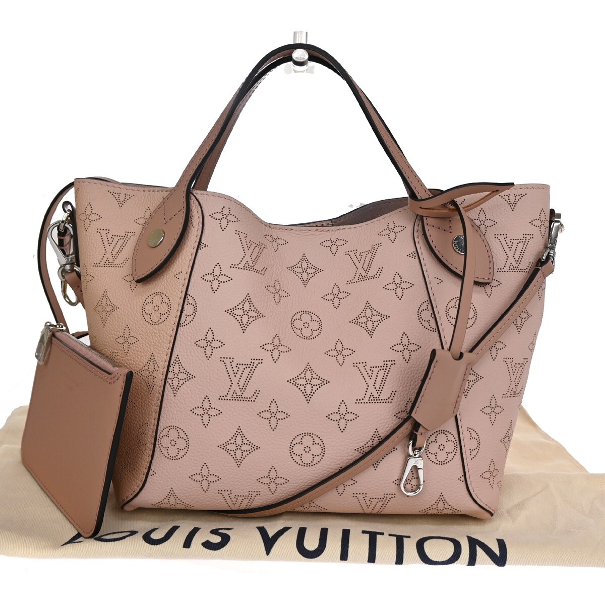 LOUIS VUITTON Hina PM 2Way Shoulder Tote Bag Mahina Leather LOUIS VUITTON Hina PM 2Way Shoulder Tote Bag Mahina Leather