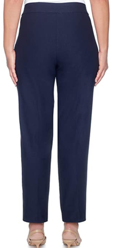 Alfred Dunner Allure Pants Navy 10 NWOT - Picture 2 of 2