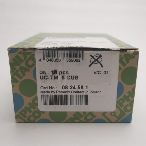 Lote de 8 hojas de bloque de terminales Phoenix Contact UC-TM 5 CUS, marca: "F1-F4" - Imagen 2 de 4
