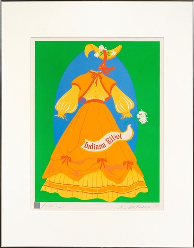 Robert Indiana " Indiana Elliot " 1977 Lithograph Print Autograph - 第 1/1 張圖片