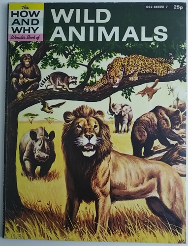 4 BÜCHER Wilde Tiere (How & Why Serie) von verschiedenen 70er Jahre Taschenbüchern - Bild 2 von 15