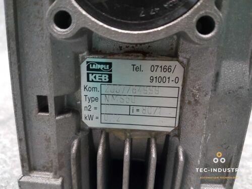 LAIPPLE / KEB | MA63B6 | B1641767 | NMS50 | i=80/1 | kW=0,12 | Motorreductor - Imagen 3 de 13