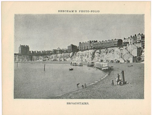 Broadstairs Kent antiker Druck Bild alt viktorianisch 1900 BPF#1351