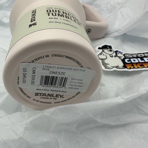 Bicchiere da viaggio Stanley Flowstate Adventure Quencher H2.0 40 oz quarzo rosa 2.0! - Foto 2 di 2