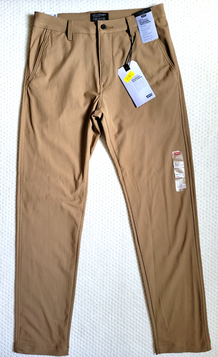 Neu mit Etikett Levis XX Chino Standard Tech High Stretch Herren UPF Hose-braun walnuss 38x32 - Bild 4 von 11