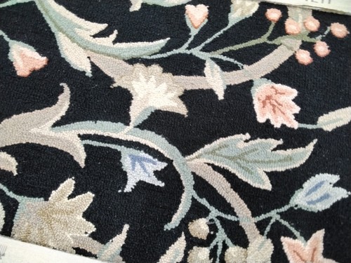 BLACK 6' X 9' Hole in Rug, Reduced Price 1172749086 HK248B-6 - Picture 3 of 4