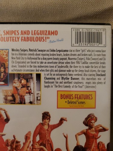 To Wong Foo, Thanks for Everything! Julie Newmar (DVD, 1995) Sealed - Foto 3 di 6