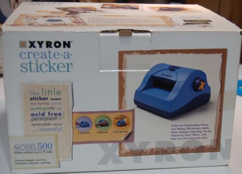 XYRON Create a Sticker Model 500 Pre-Owned With Idea Book Included - Afbeelding 1 van 5