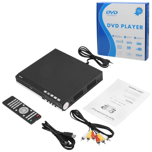 CD DVD UHD Spieler Mini kompakten DVD-Player mit HDMI USB AV Anschluss 1080p - Bild 11 von 15