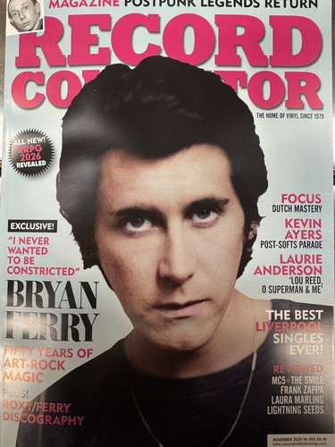 Plattensammler Magazin Nov 2024. Bryan Ferry & Roxy Musik, Focus, Kevin Ayers