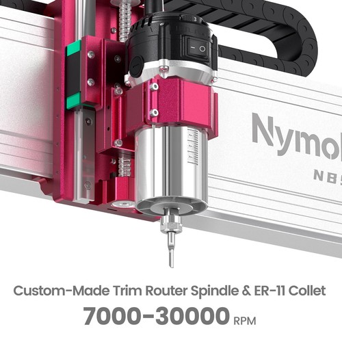 7000-30000RPM CNC Router Spindle Motor with 1/8" ER11 Collet Set, 710W/110V, ... - Picture 2 of 7