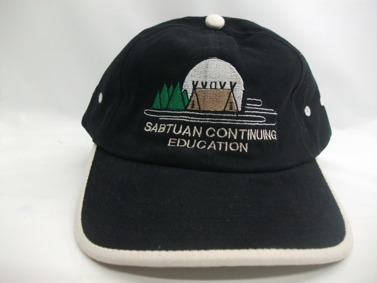 Sabtuan Continuing Education Hat Black Strapback Baseball Cap eBay