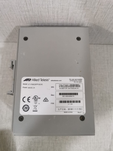 Allied Telesis AT-IFS802SP/PoE(W) 48VDC,3A F/W V1.04 Switch W/O ACCS. - Picture 4 of 6