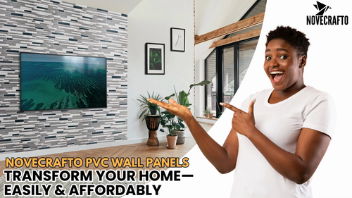 Modern Grey Stone Brick Wall Panelling Decorative PVC Plastic 3D Cladding Panels - Video 1 of 1