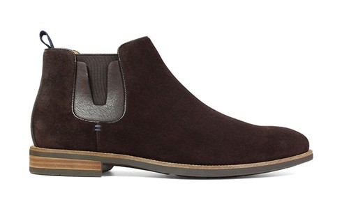 Florsheim Uptown Men's Brown Suede Plain Toe Gore Boots 15168-245 - Picture 2 of 7