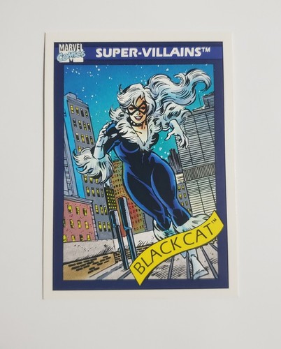 #72 BLACK CAT 1990 Impel Marvel Universe Series 1 Trading Card - Picture 3 of 4
