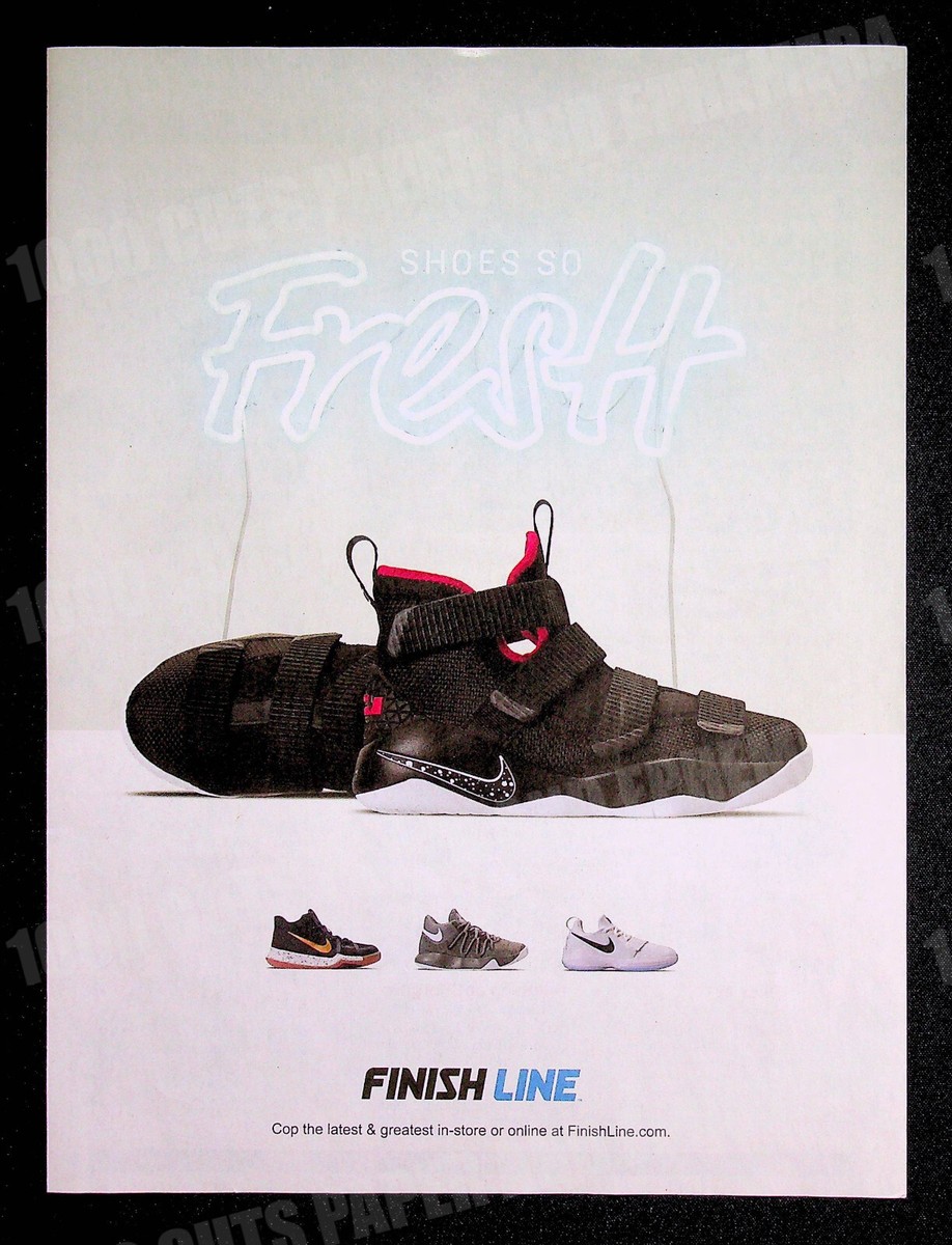 Finish Line Shoe Store Nike 2019 Trade Print Magazine Ad Poster