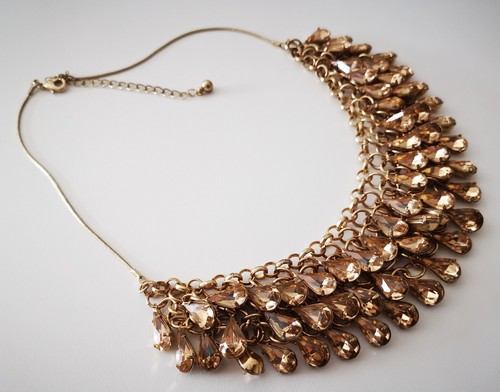 Vintage Style Rhinestone Beads Choker Necklace - Picture 4 of 7