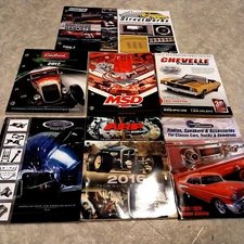 Lot of 8 Vintage Car Parts Catalogs - Classic Cars - See Pics for Details
