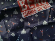 monoprix grocery shopping tote bag reusable france supermarket eiffel tower