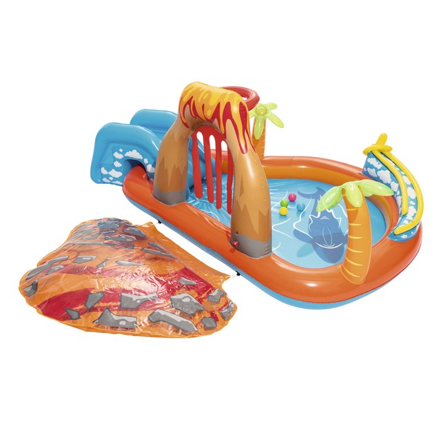 H2ogo Lava Lagoon Inflatable Play Center Fun Detachable Slide With Balls for sale online | eBay
