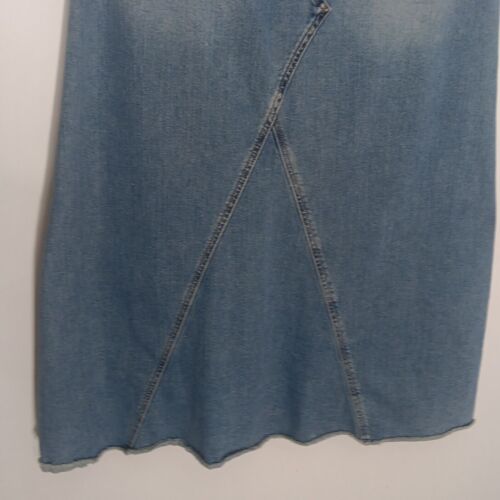Maxi falda vaquera para mujer LEVI’S dobladillo crudo boho talla 9 JR 34x38 - Imagen 2 de 16
