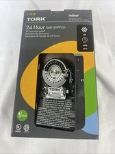 TORK 40 Amp 1-Channel 24-Hours Indoor Mechanical Time Switch for Same Time Every