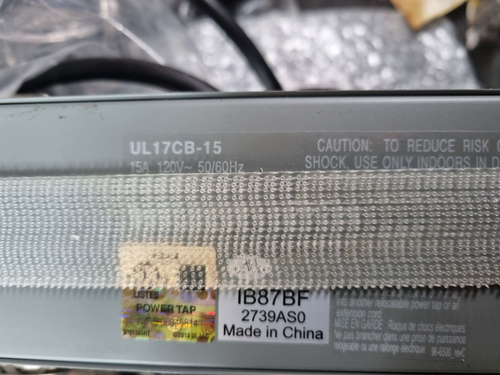 TRIPP LITE UL17CB-15 9 OUTLET POWER STRIP (R3S7.7) - Picture 4 of 4
