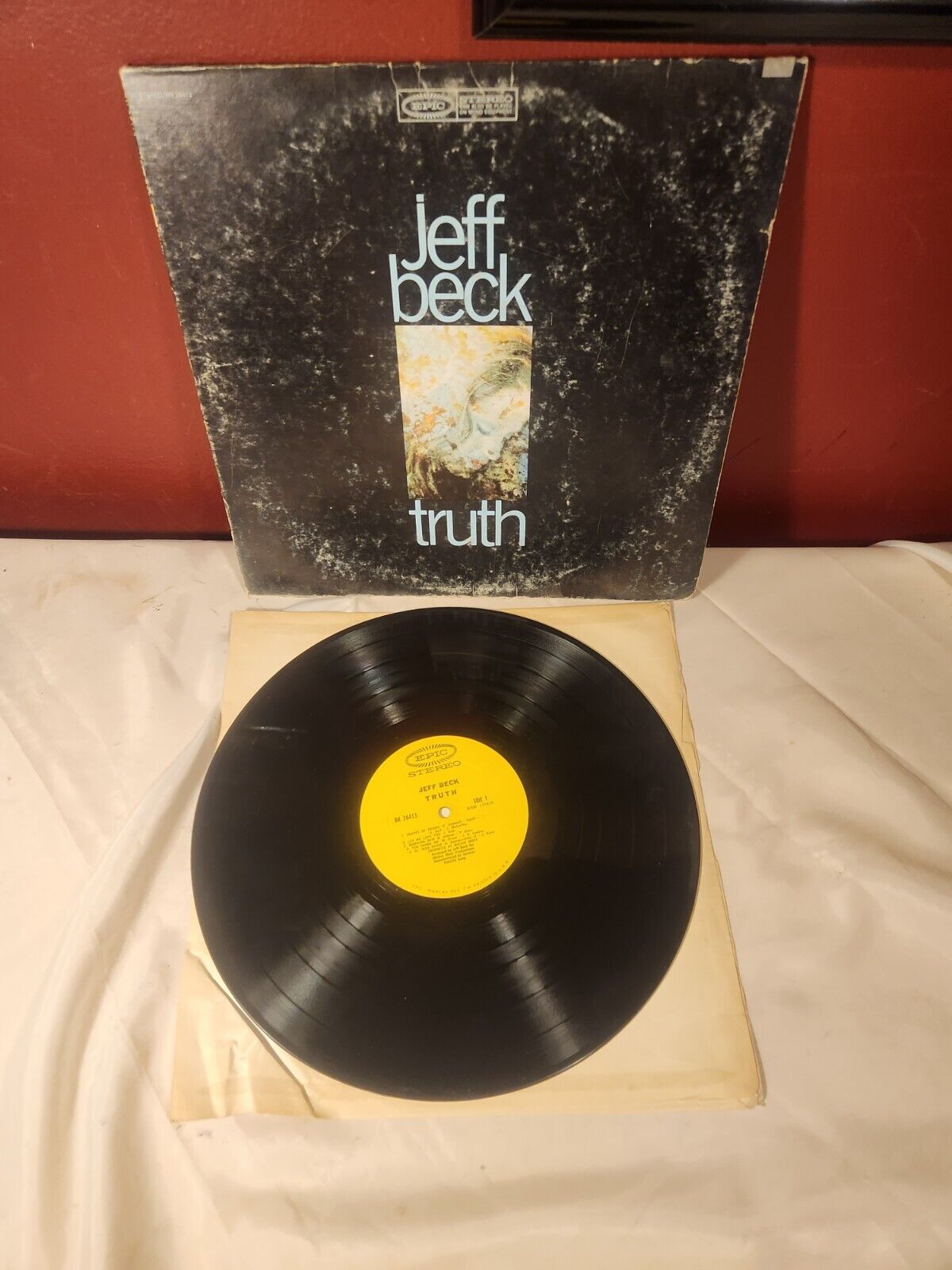 JEFF BECK~TRUTH~1968 DEBUT LP~US Yellow Label