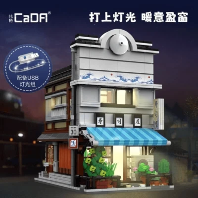 CaDA C66018 Japanese Sushi Restaurant Shop incl. illuminazione