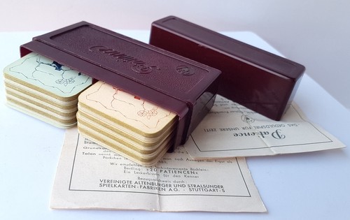 Spielkartendose Box Ebonit Box Patience Card Game Austria Um 1920-6332ft337 - Picture 4 of 14