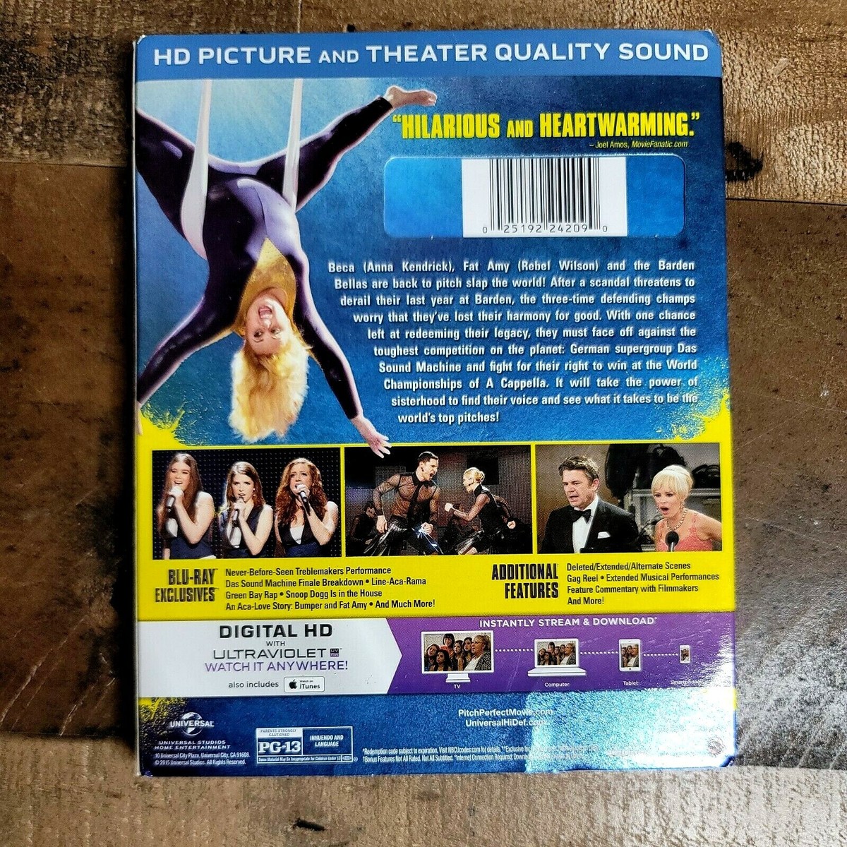 Pitch Perfect 2 (Blu-ray + DVD + Digital) BRAND NEW SEALED