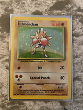 Pokémon TCG Hitmonchan Base Set 7/102 Holo 1999-2000 