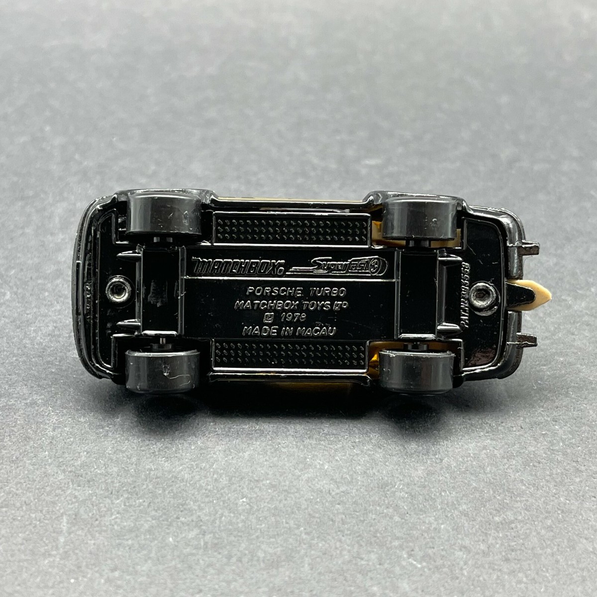 Matchbox Superfast Porsche Turbo Sports Car Black Diecast 1