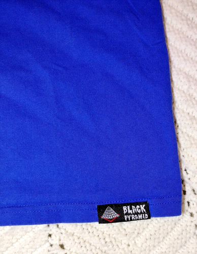 Black Pyramid Space T Shirt Men's Size L Blue Short Sleeve OH3 1989 Shuttle Atom - Picture 4 of 6