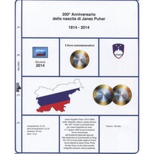 1 Masterphil Envelope 3 Euro Slovenia 2014 Bicentenary Birth of Janez Puhar