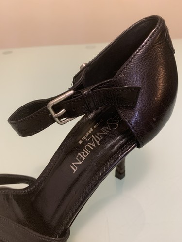 YSL Dark Brown Pumps Size 37 1/2 US 7.5 - Picture 7 of 7