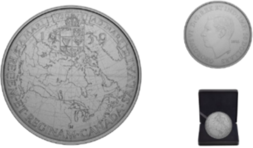 ROYAL VISIT Emanuel Hahn 2025 CANADA 5oz .9999 Silver Proof THIN $50 Coin - Picture 5 of 8