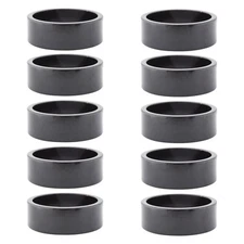 ORIGIN8 Alloy Headset Spacers Black alloy 35358 1" x 10mm 10pack