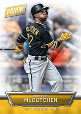 ANDREW McCUTCHEN #11 PIRATES Panini 2016 National Convention (Silver packs card)