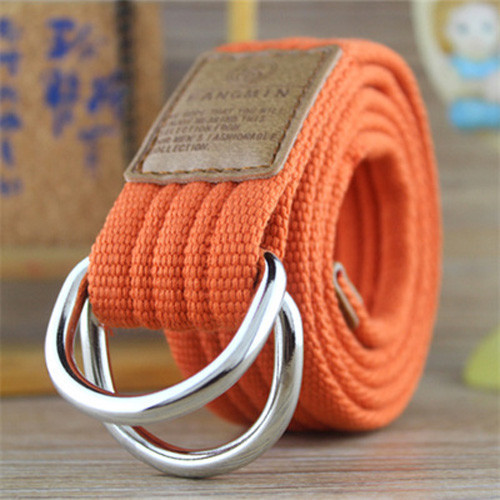 Unisex Military Canvas Belt Webbing D Ring Buckle Combat Woven Army Waistband - Picture 5 of 19