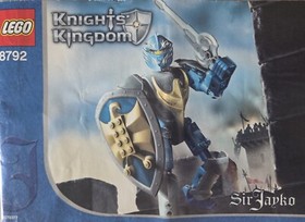 LEGO Knights' Kingdom:  Sir Jayko (8792), King Mathias (8809) and Vladek (8786)