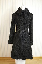 Maximilian Black Lamb Fur Coat Us 4