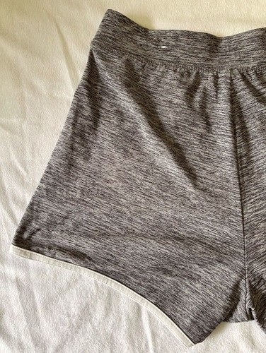 Justice Active Girls Gray Drawstring Lounge Shorts W/ White Trim Size 14/16 - Picture 7 of 7