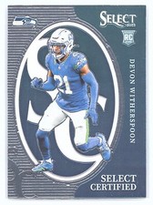 2023 Panini Select #CRO-DWI Devon Witherspoon Select Certified Rookies