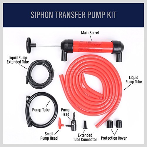 US Fuel Transfer Pump Kit Fluid Extractor Suction Tool for Oil Gasoline Water - Bild 3 von 9
